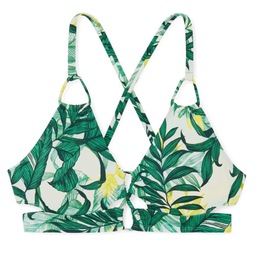 Swim Strappy Wrap Bra Contour